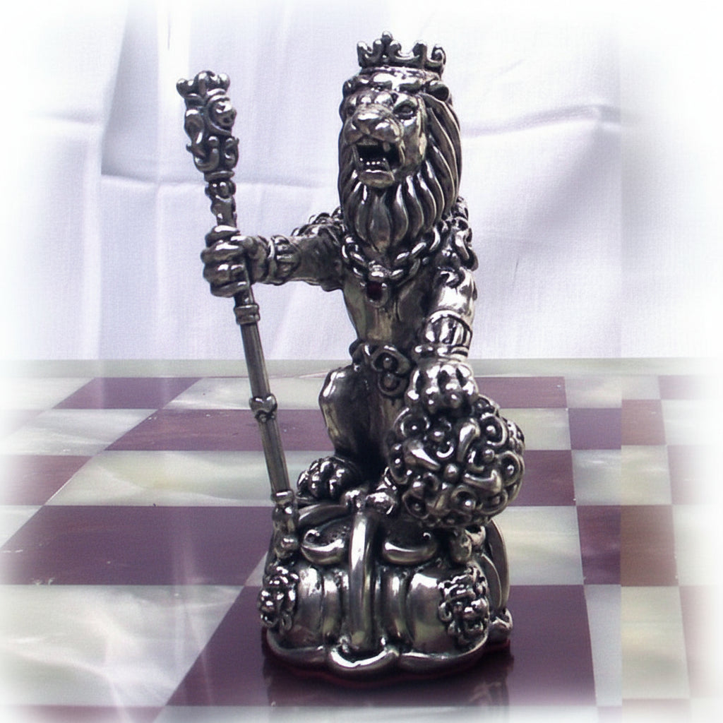 Tigrani “Animal Kingdom” Sterling Silver Chess set