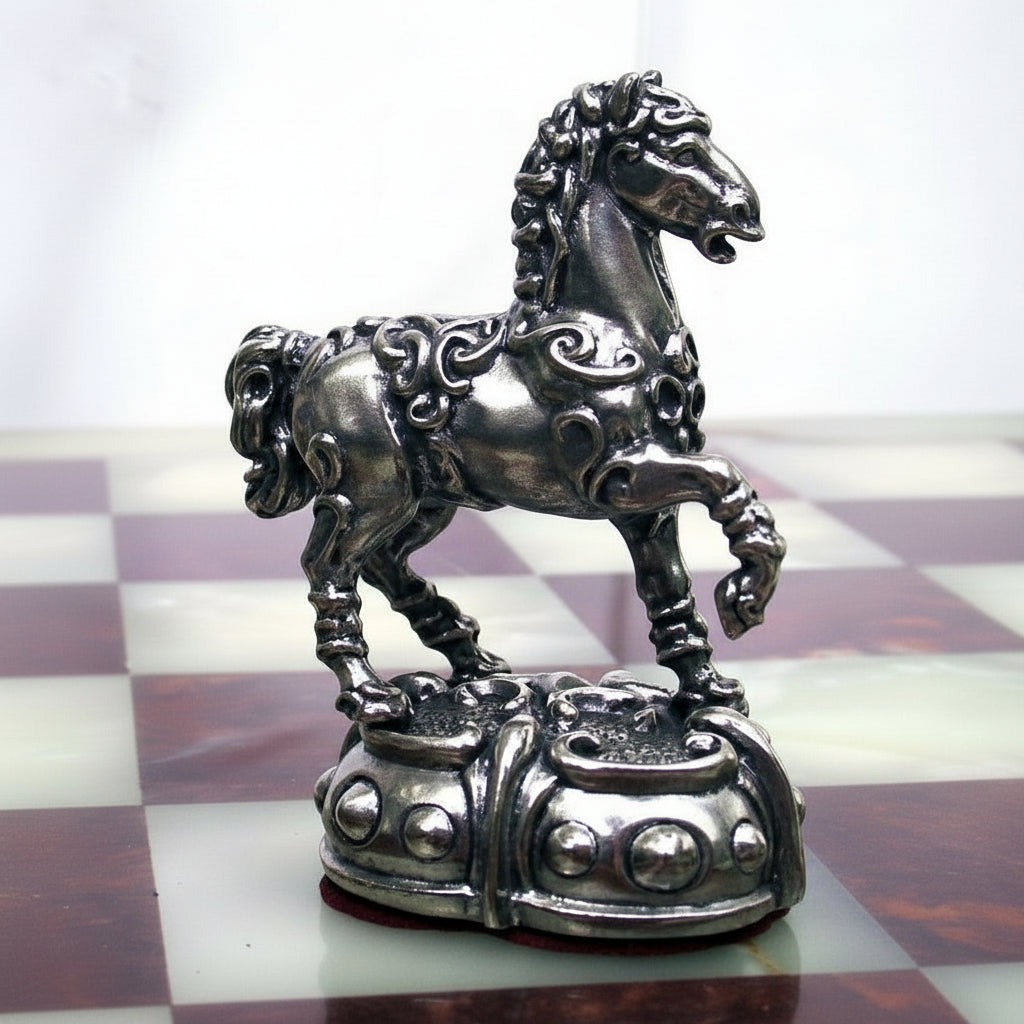 Tigrani “Animal Kingdom” Sterling Silver Chess set