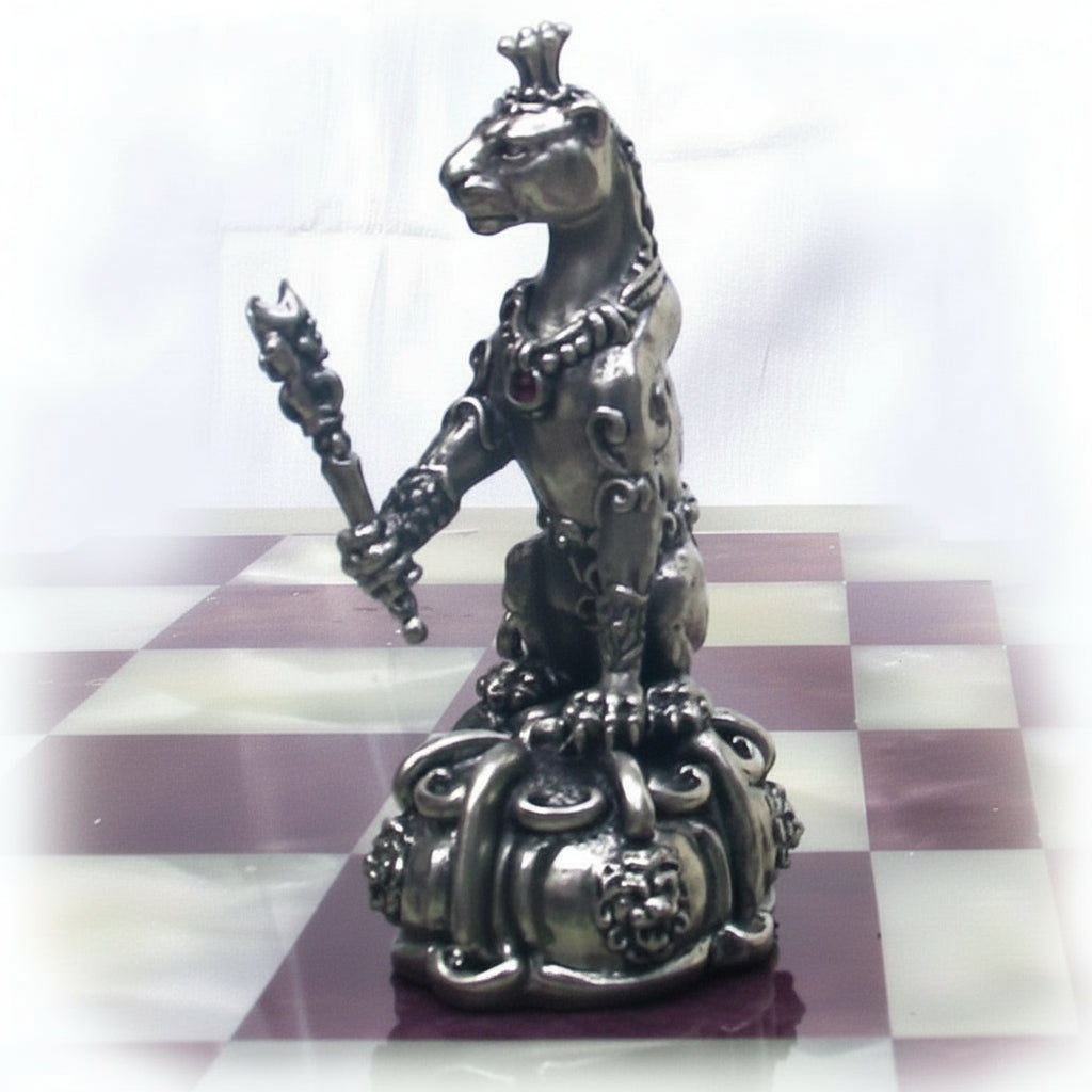 Tigrani “Animal Kingdom” Sterling Silver Chess set