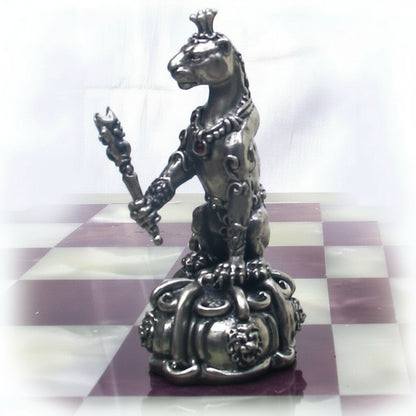 Tigrani “Animal Kingdom” Sterling Silver Chess set