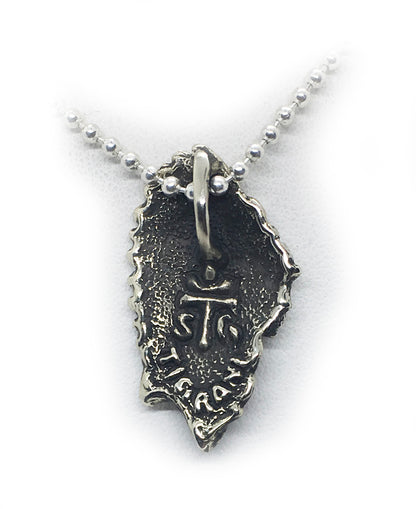 Apache Woman Sterling Silver Pendant