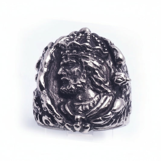 Armenian Bagratid Dynasty King Ashot Erkat Sterling Silver Ring