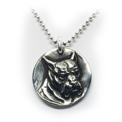 Bulldog Sterling Silver Pendant
