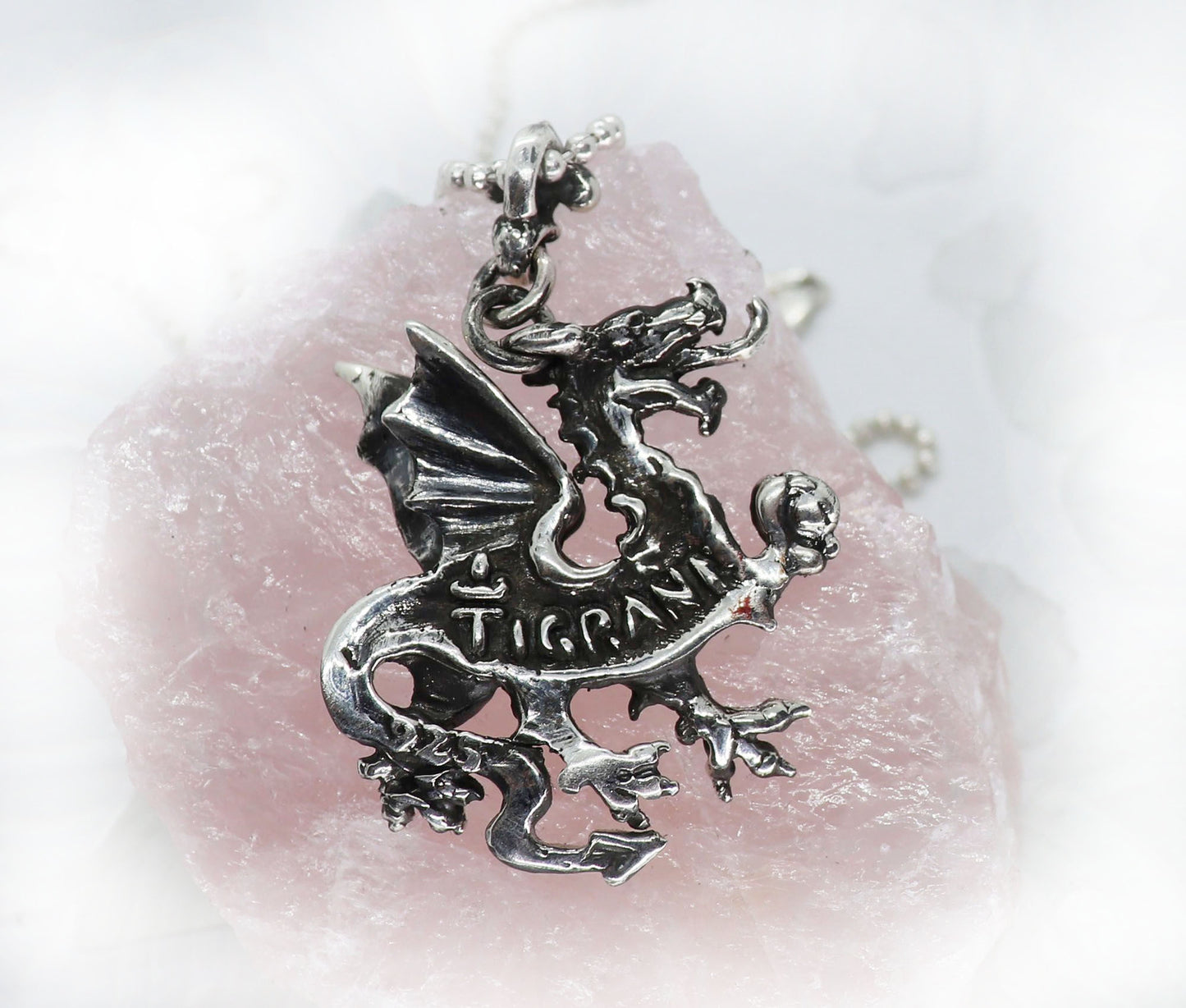 Celtic Dragon Sterling Silver Pendant