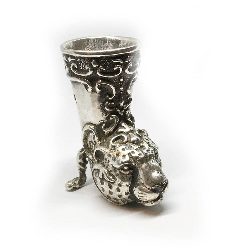 Cheetah Sterling Silver Shot Cup