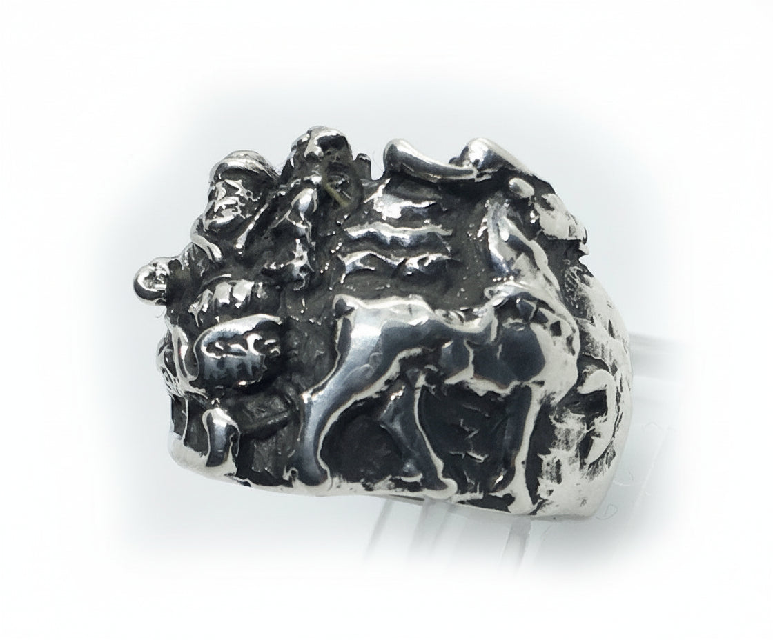 Christmas Sterling Silver Ring
