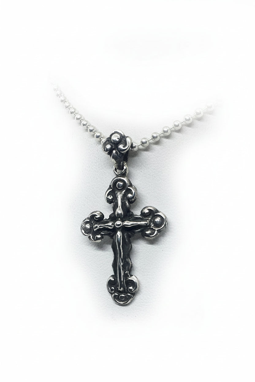 Holy Cross Silver Pendant