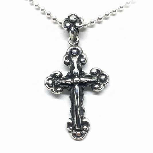 Holy Cross Silver Pendant