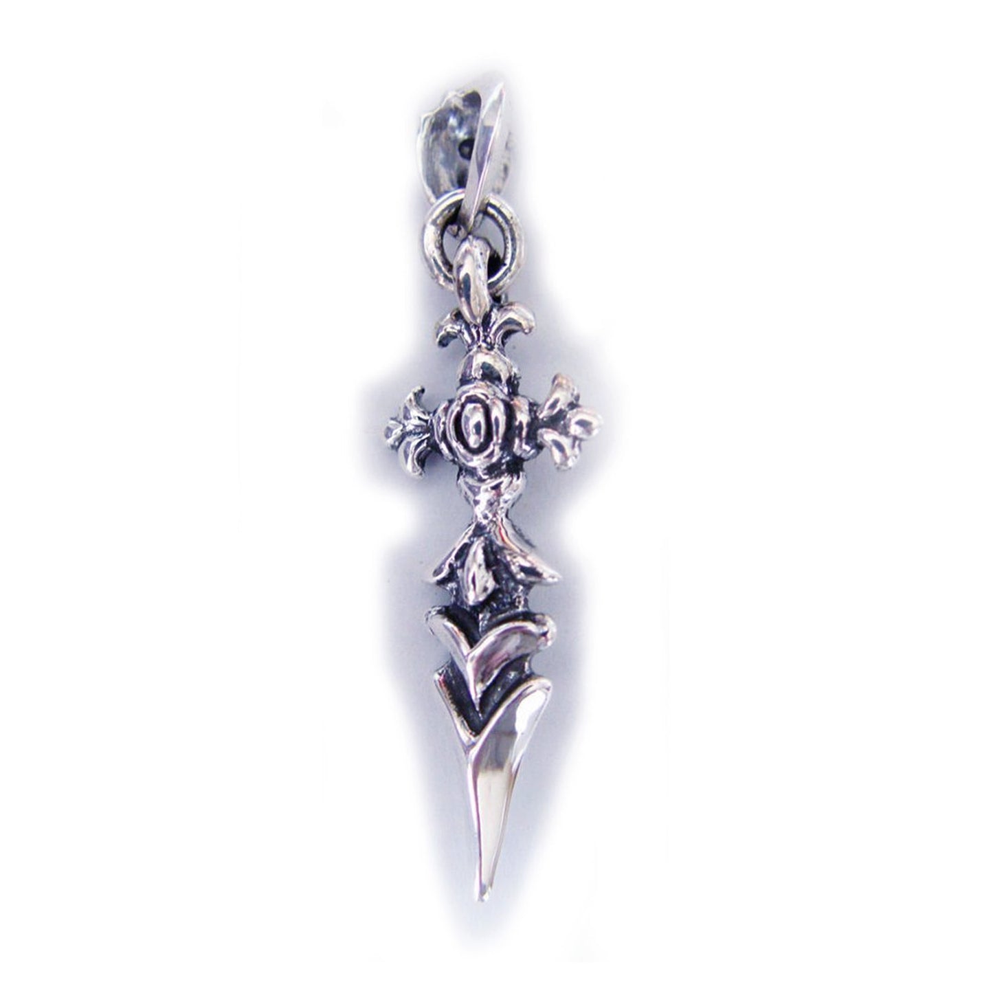 Cross Dagger Silver Pendant