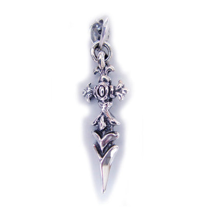 Cross Dagger Silver Pendant