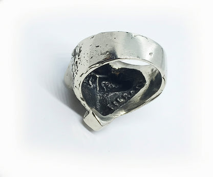 Cross Sterling Silver Ring