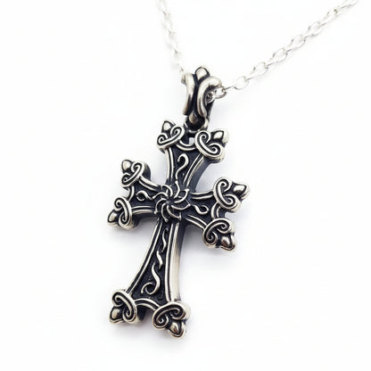 Armenian Eternity Cross Sterling Silver Pendant