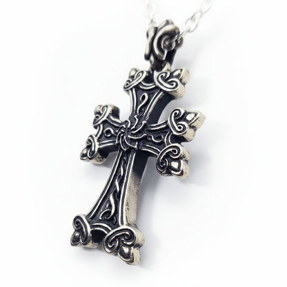 Armenian Eternity Cross Sterling Silver Pendant