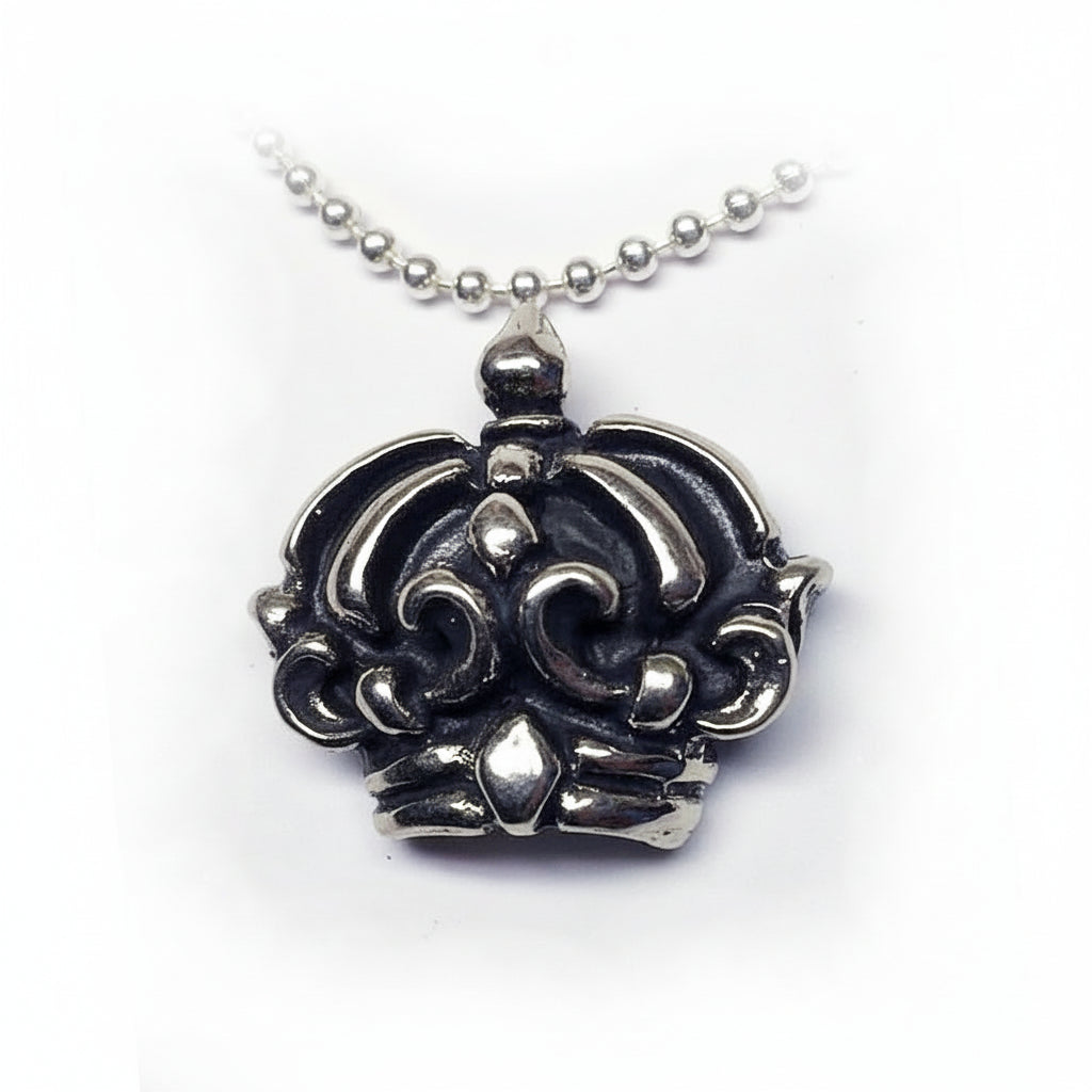 Crown Sterling Silver Pendant