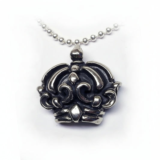 Crown Sterling Silver Pendant