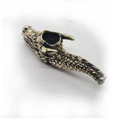 Dragon Head Unique Smoking Bronze Pipe
