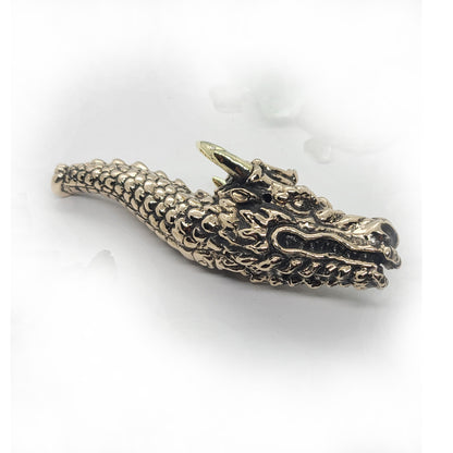 Dragon Head Unique Smoking Bronze Pipe