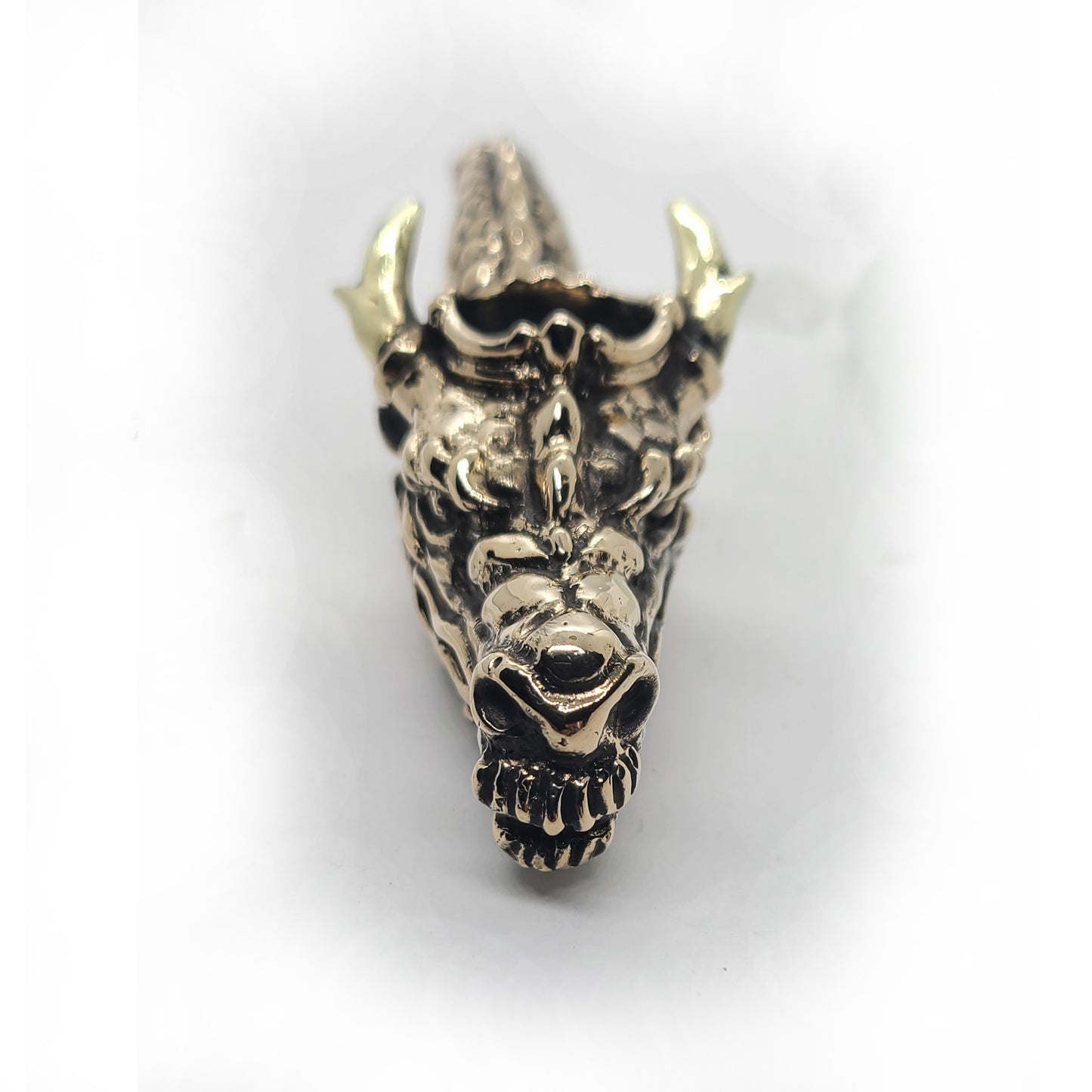 Dragon Head Unique Smoking Bronze Pipe