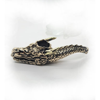 Dragon Head Unique Smoking Bronze Pipe