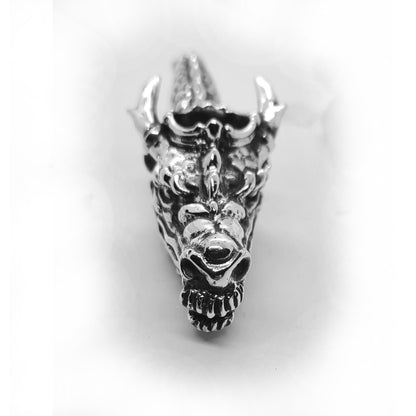 Dragon Head Unique Smoking Sterling Silver Pipe