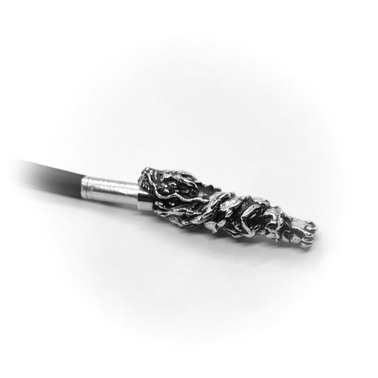 Dragon Body Sterling Silver Cigarette Pipe