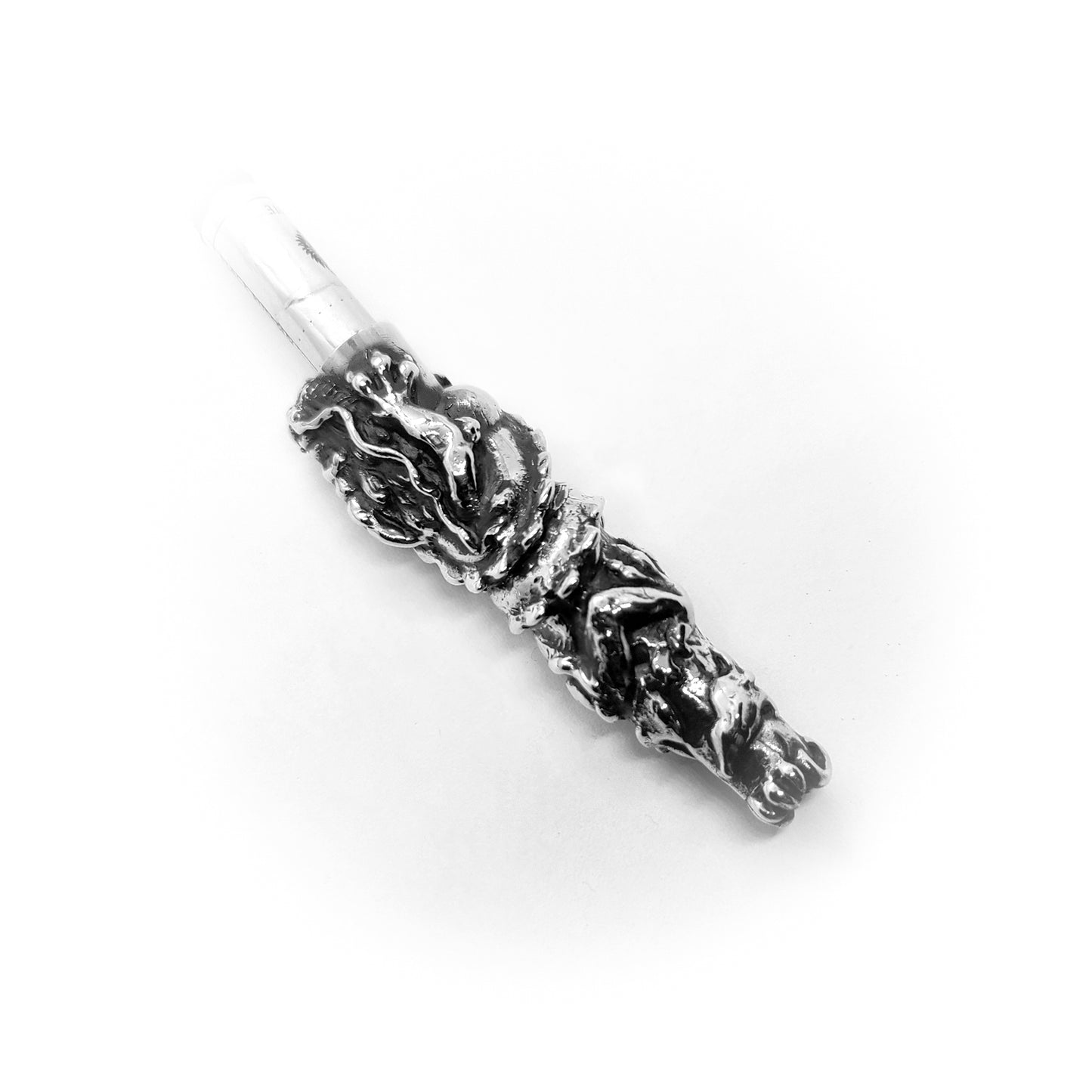 Dragon Body Sterling Silver Cigarette Pipe