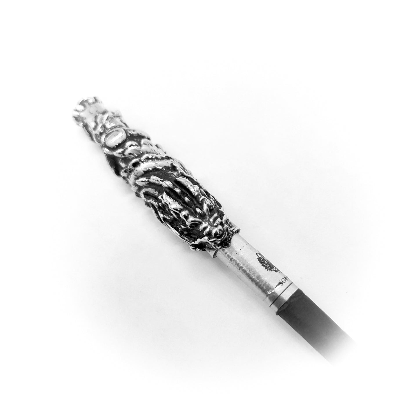 Dragon Body Sterling Silver Cigarette Pipe