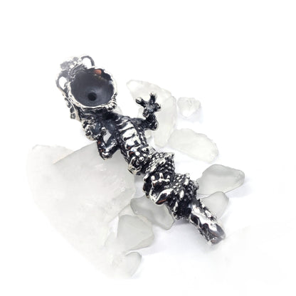 Dragon Sterling Silver Pipe.