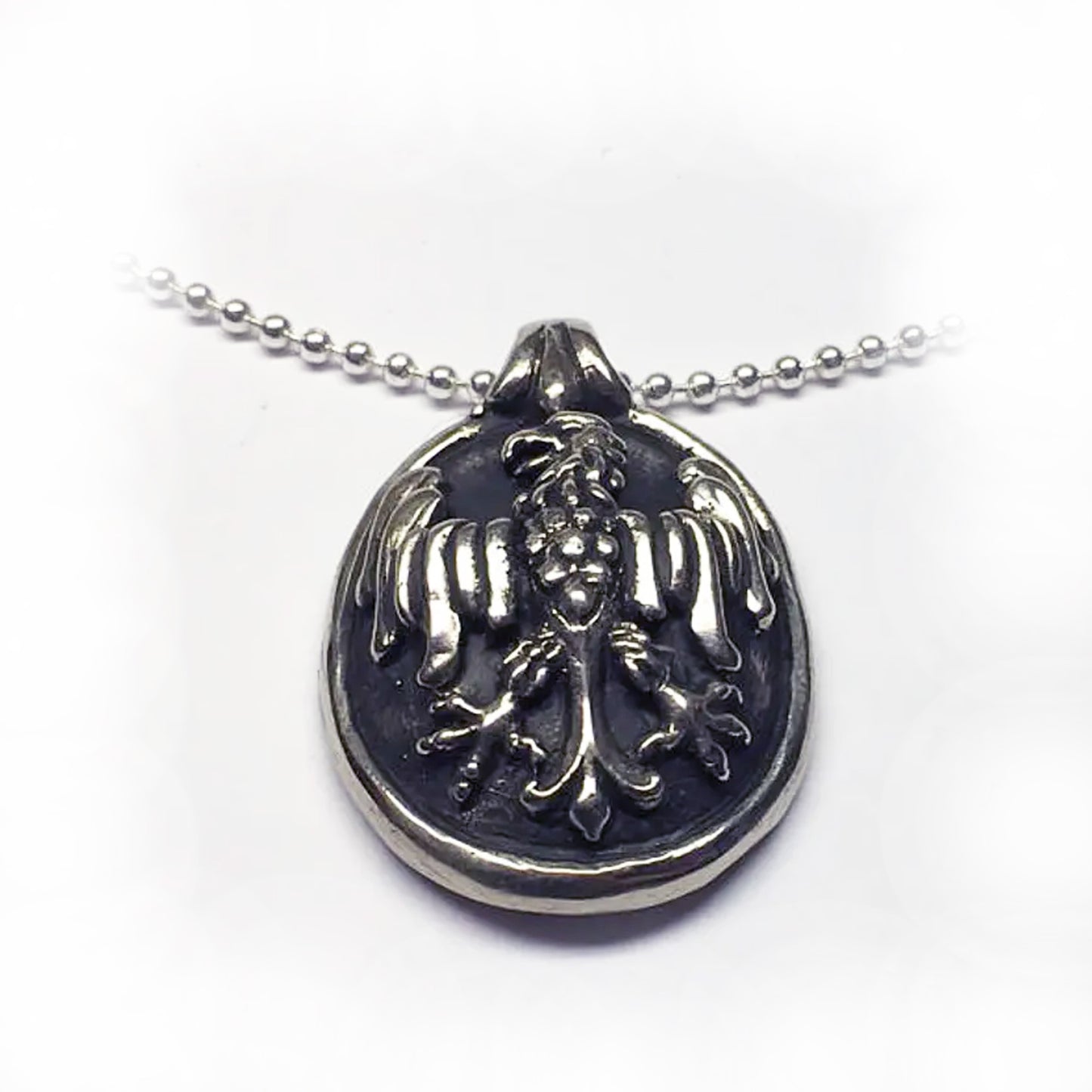 Eagle Shield Sterling Silver Pendant