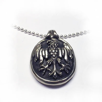 Eagle Shield Sterling Silver Pendant
