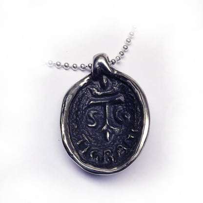 Eagle Shield Sterling Silver Pendant