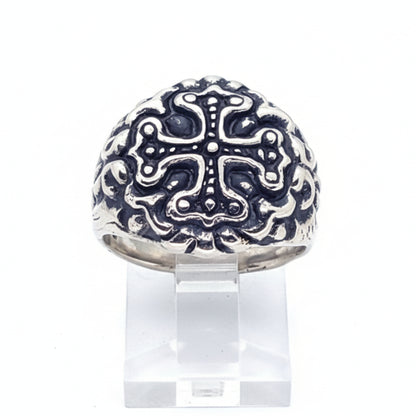 Essence Sterling Silver Cross Ring