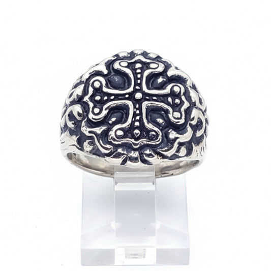 Essence Sterling Silver Cross Ring