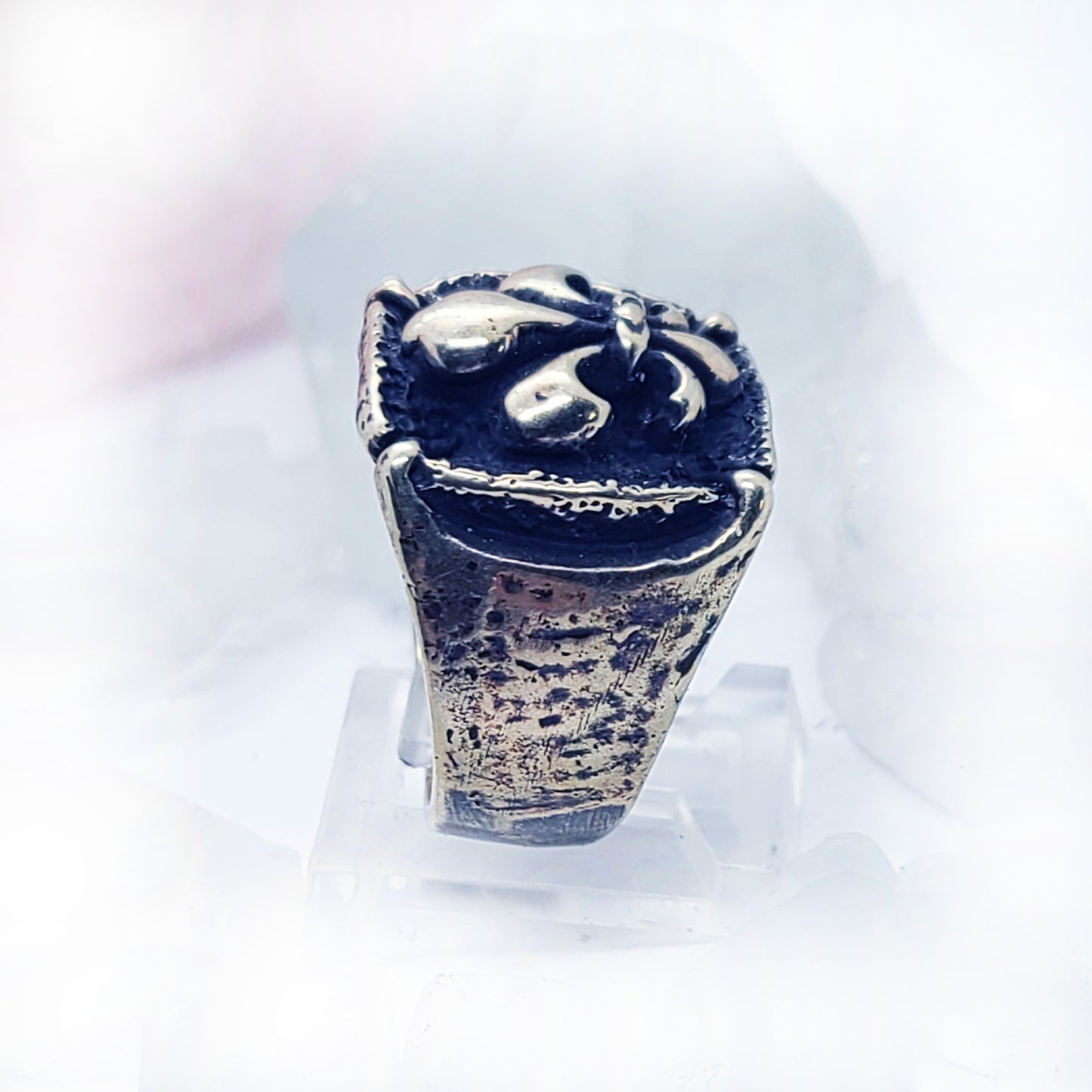 Fleur-De-Lis Sterling Silver Ring v2