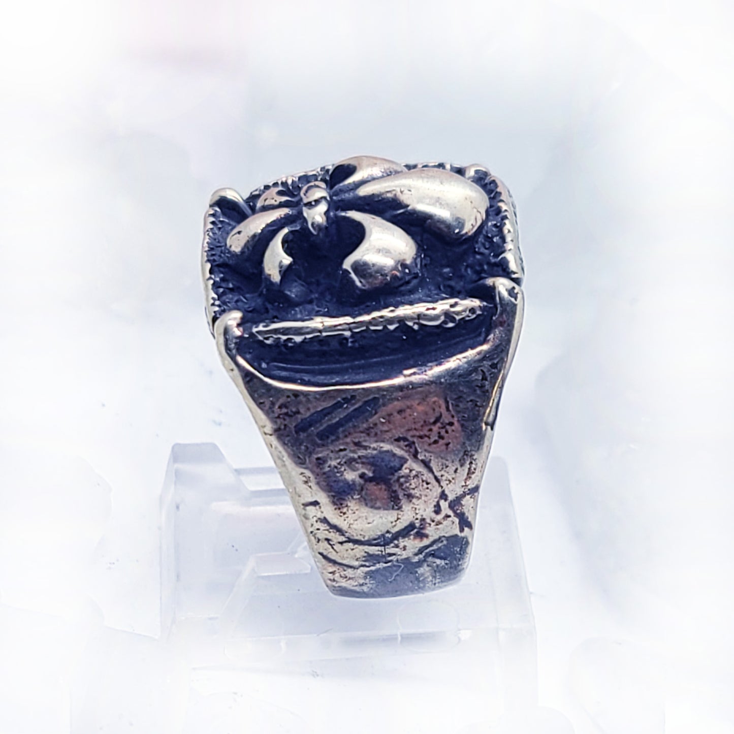 Fleur-De-Lis Sterling Silver Ring v2