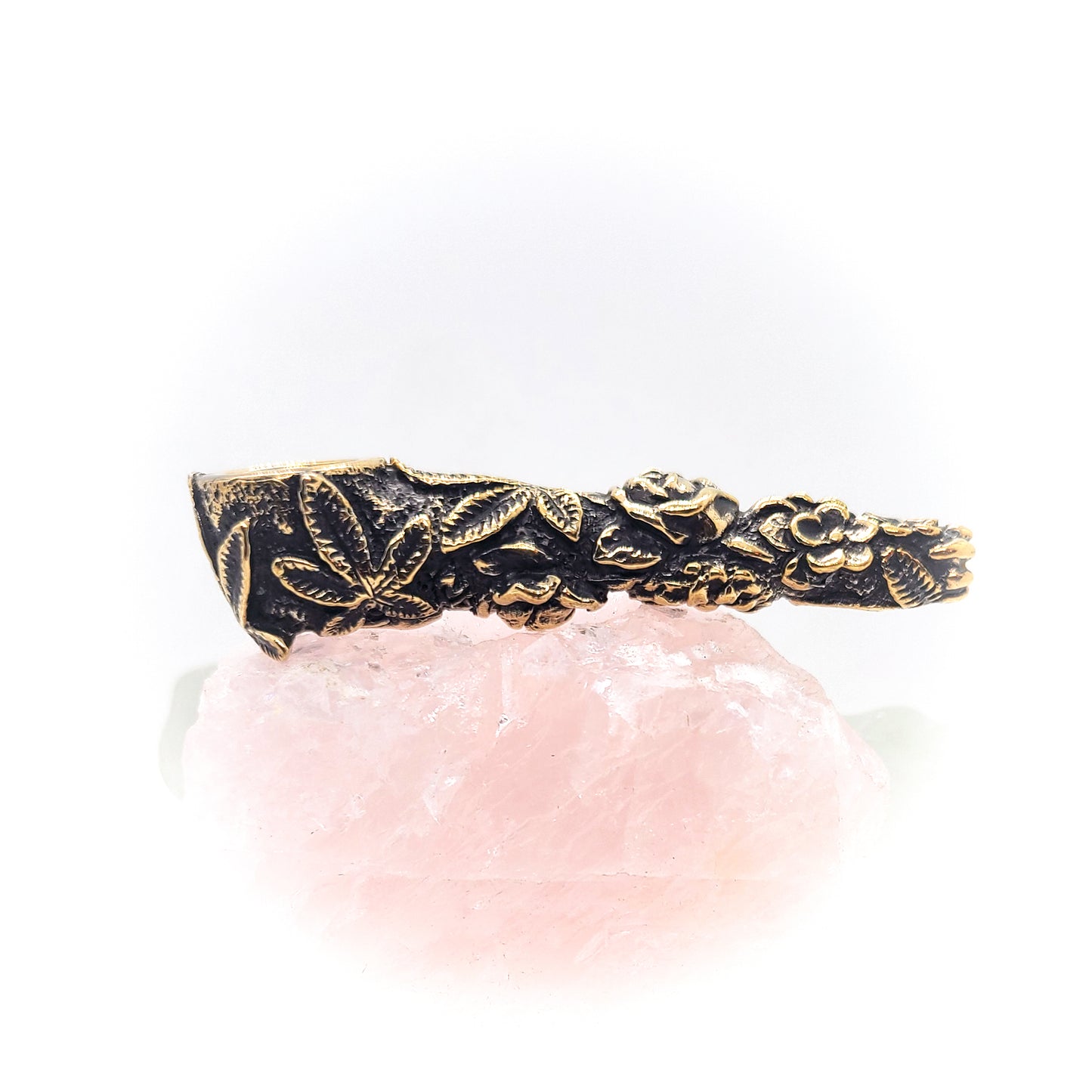 Flowers and Roses Sterling Silver Pipe