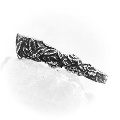 Flowers and Roses Sterling Silver Pipe