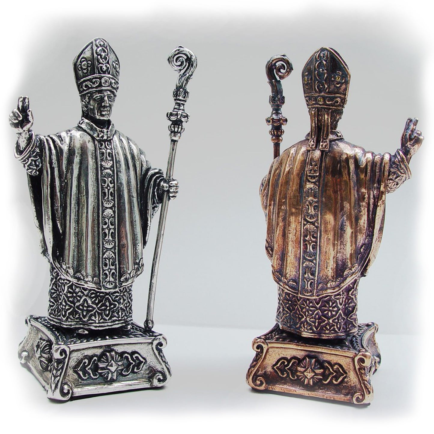 French Historical Sterling Silver Chess Set “Napoleon”