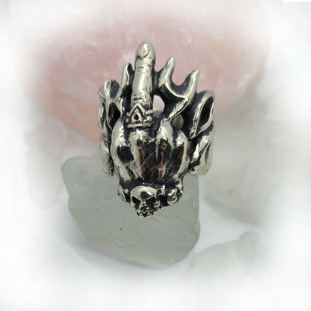 Fuck You Sterling Silver Ring