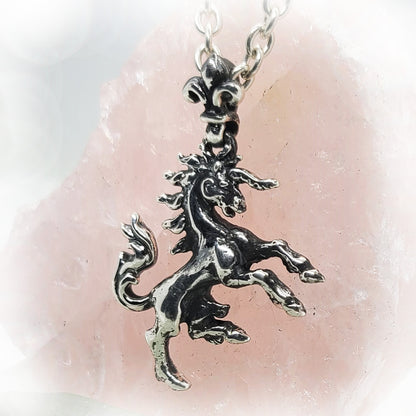 Horse Pegas Silver Pendant