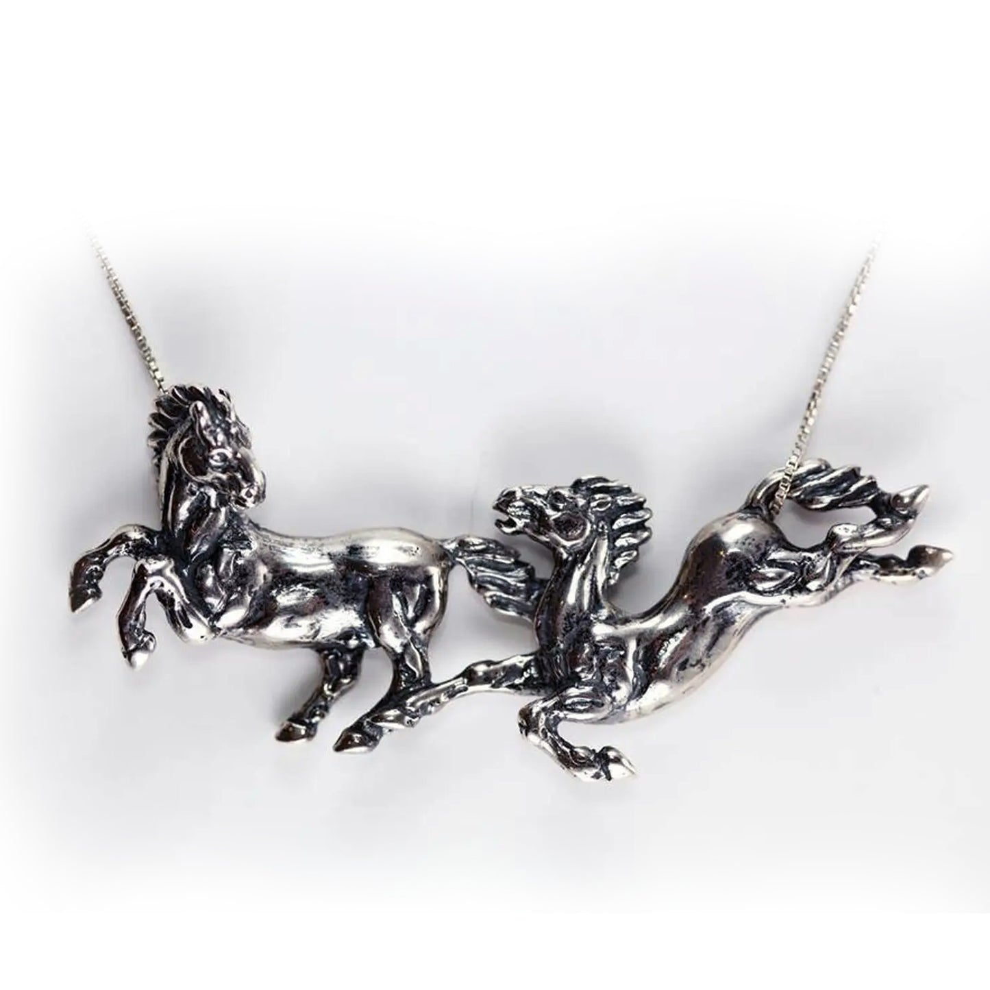 Horses love Sterling Silver Necklace
