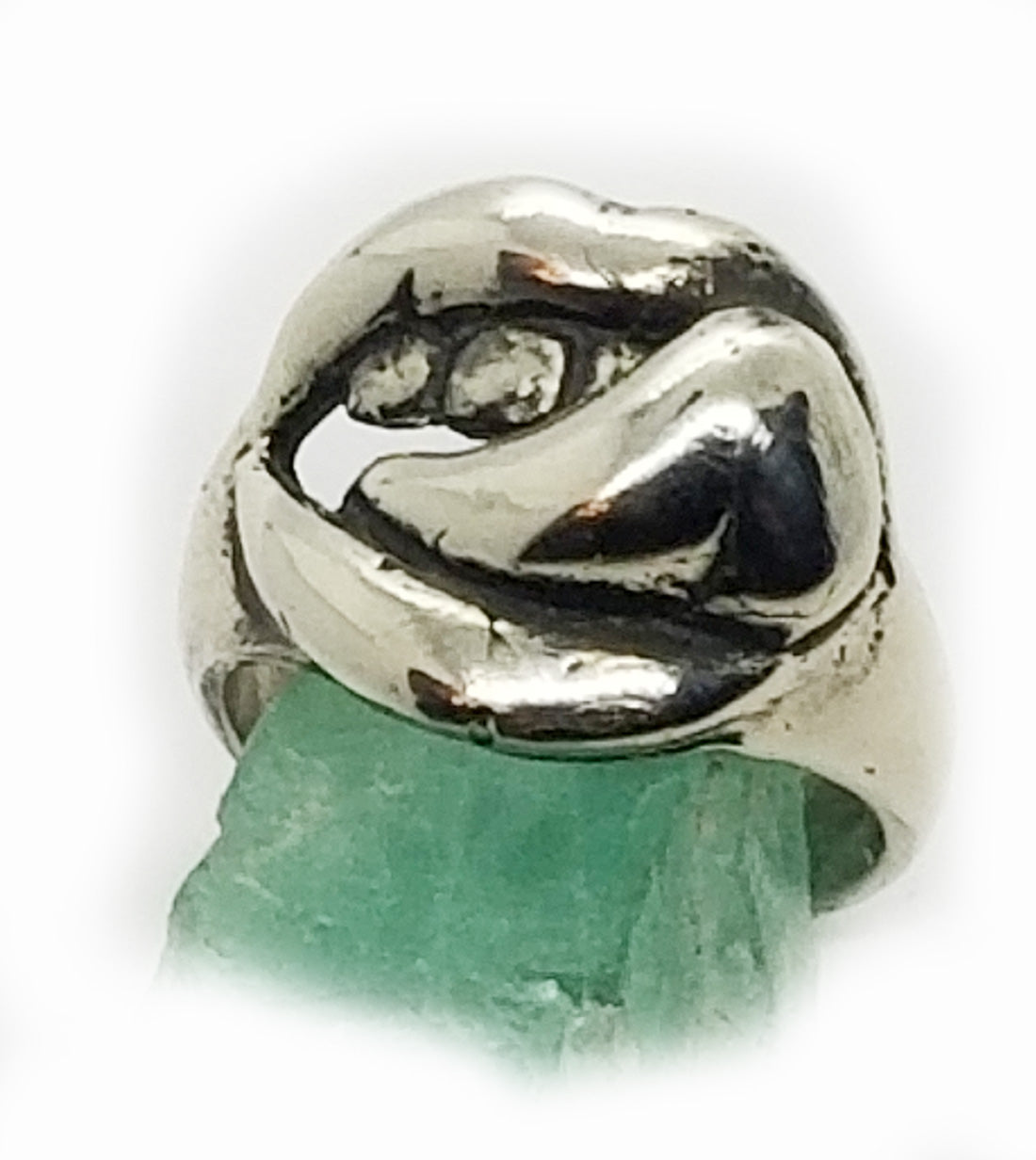 Hot Tongue Sterling Silver Ring