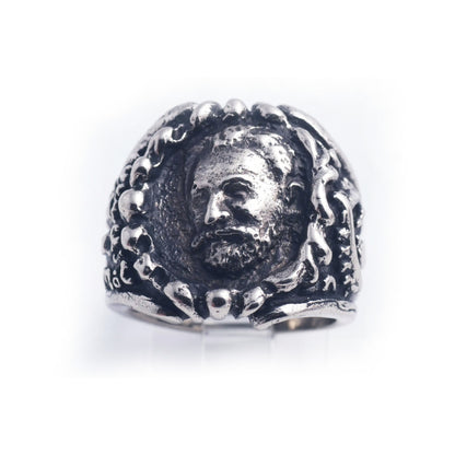 Armenian Writer Hovhannes Tumanyan Sterling Silver Ring