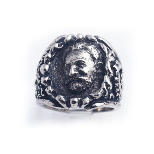 Armenian Writer Hovhannes Tumanyan Sterling Silver Ring