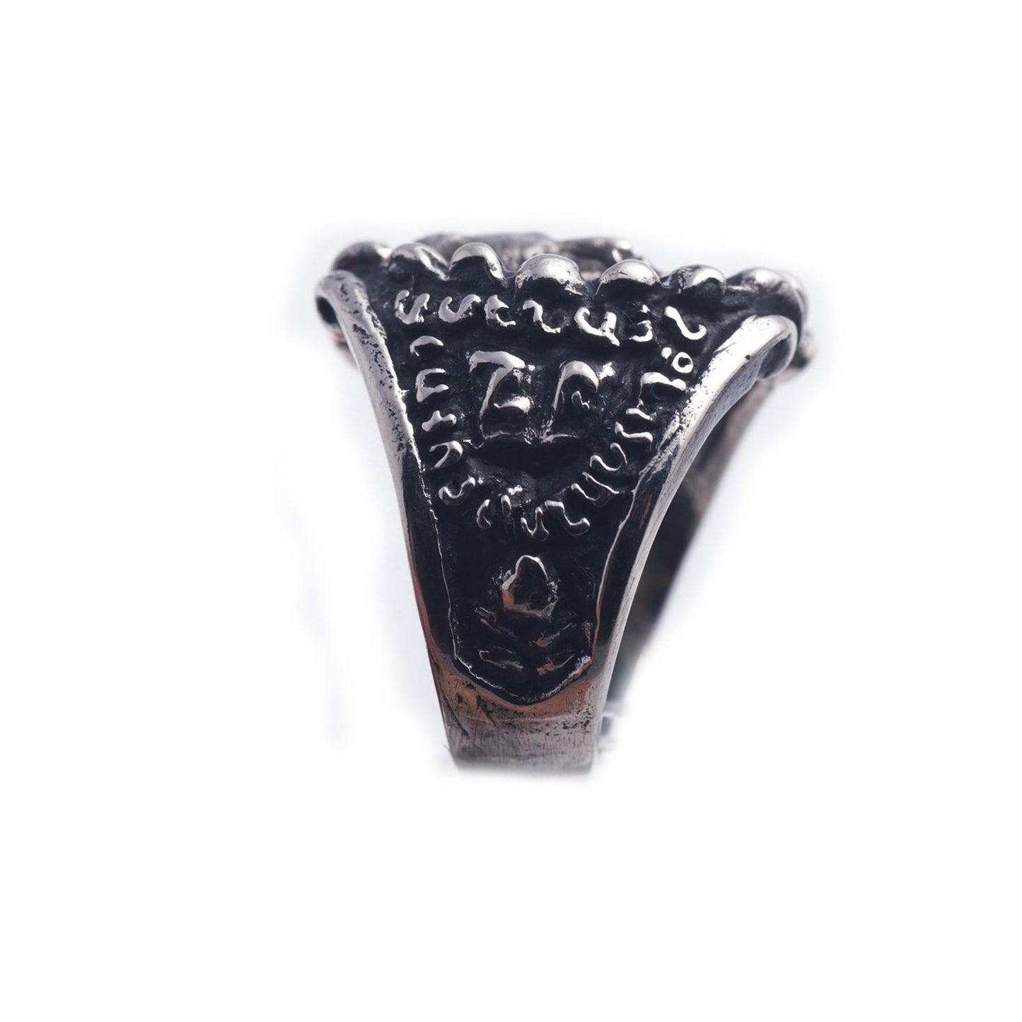 Armenian Writer Hovhannes Tumanyan Sterling Silver Ring