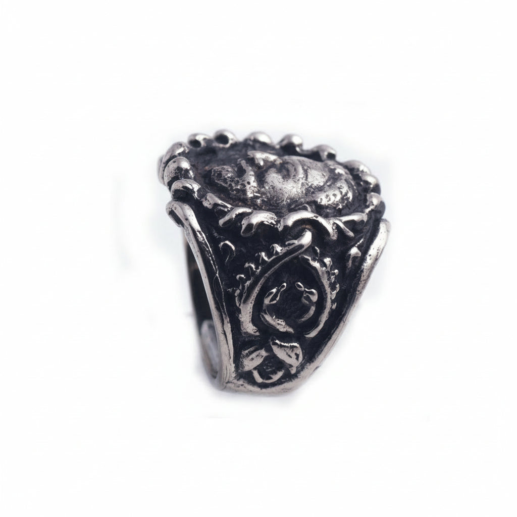 Armenian Writer Hovhannes Tumanyan Sterling Silver Ring