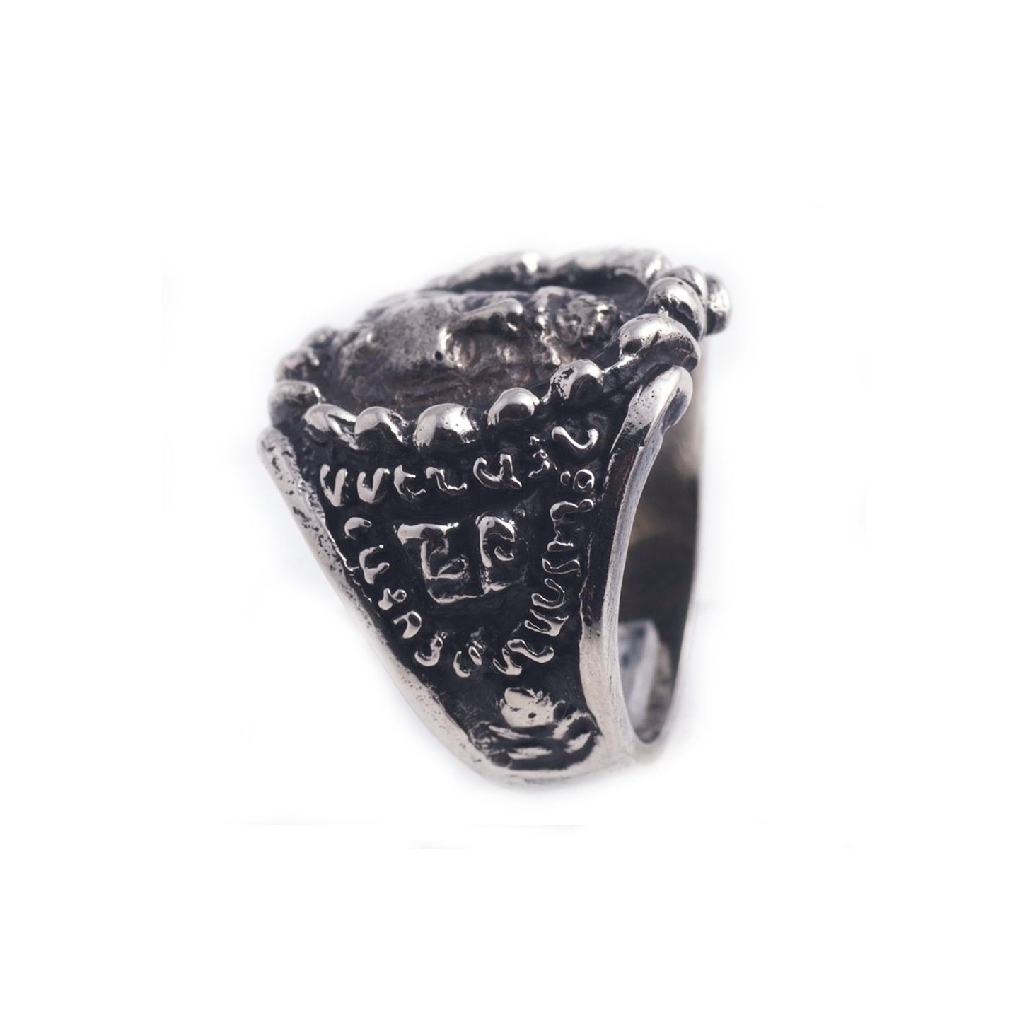 Armenian Writer Hovhannes Tumanyan Sterling Silver Ring