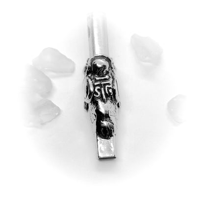 Jaguar Head Sterling Silver Cigarette Pipe