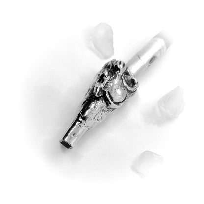 Jaguar Head Sterling Silver Cigarette Pipe