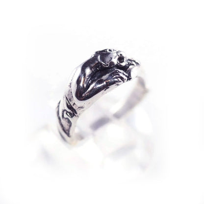 Jaguar Small Sterling Silver Ring